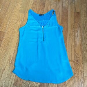 Express zip tank top